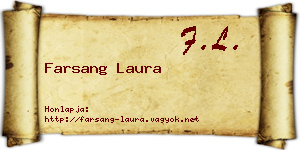 Farsang Laura névjegykártya